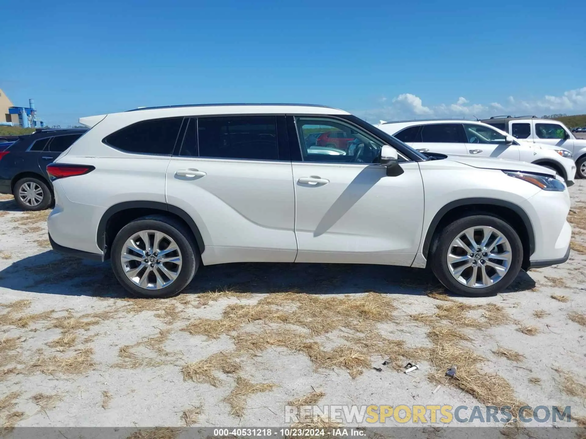 13 fotografías del automóvil dañado 5TDYZRAH3MS526627 TOYOTA HIGHLANDER 2021