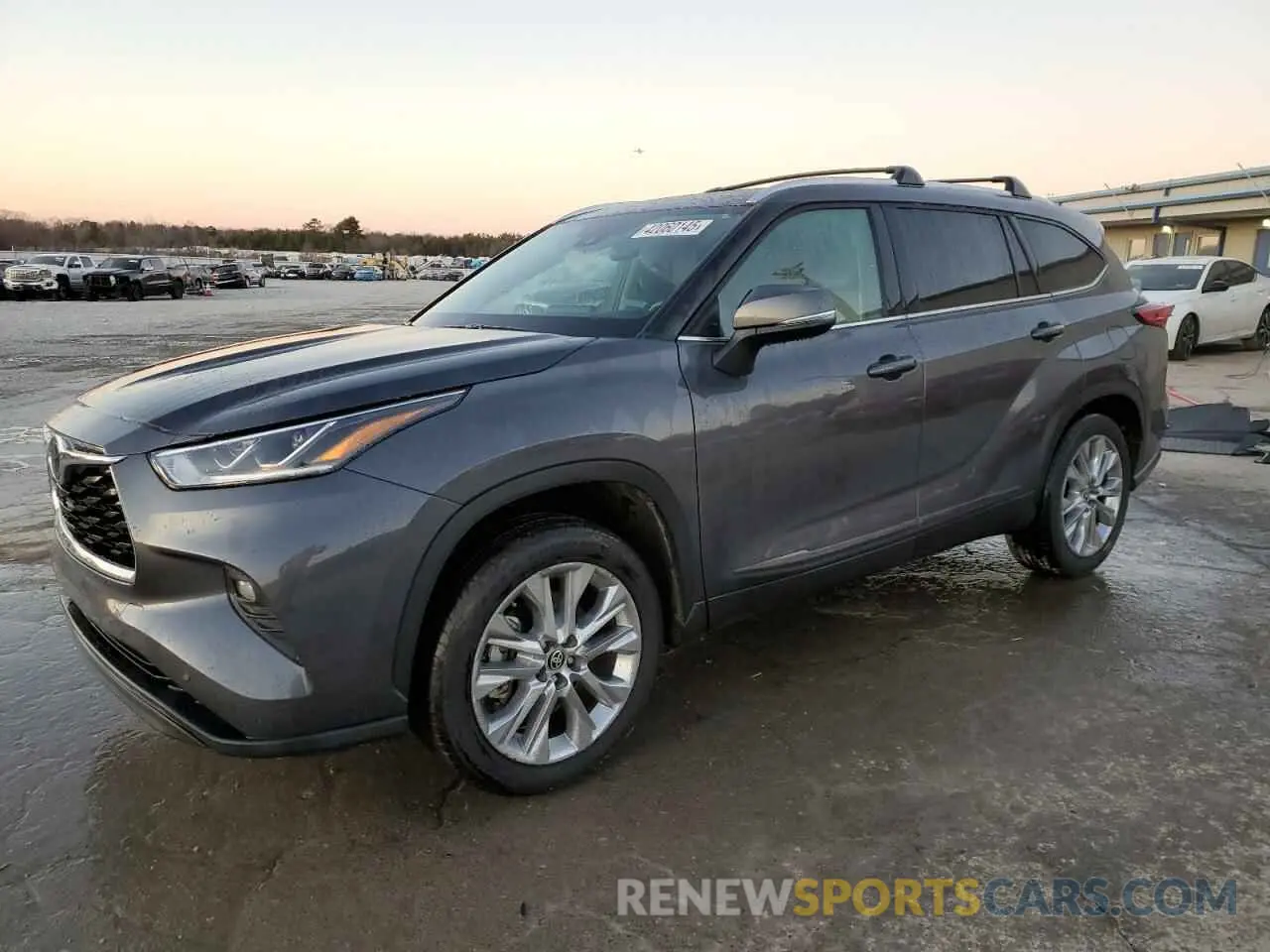 1 fotografías del automóvil dañado 5TDYZRAH5MS515659 TOYOTA HIGHLANDER 2021