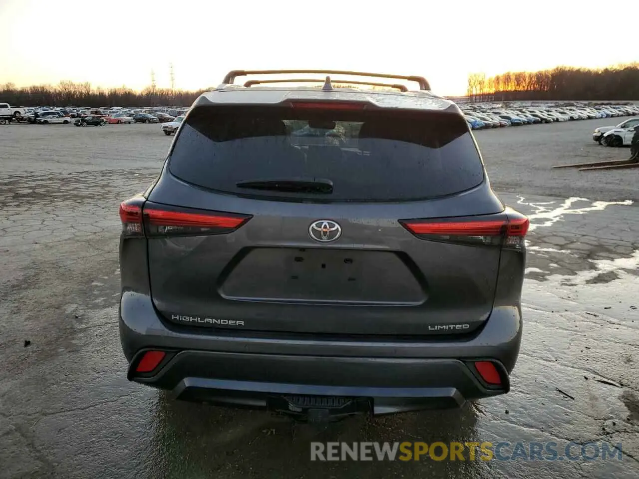 6 fotografías del automóvil dañado 5TDYZRAH5MS515659 TOYOTA HIGHLANDER 2021