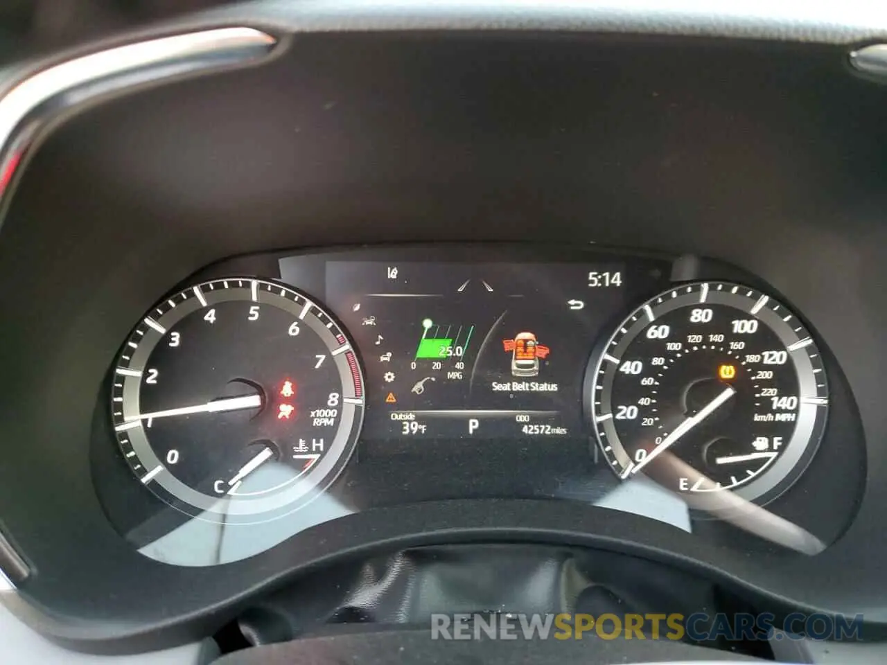9 fotografías del automóvil dañado 5TDYZRAH5MS515659 TOYOTA HIGHLANDER 2021
