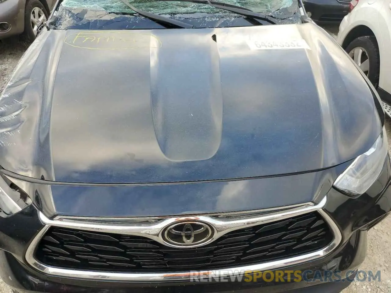 7 fotografías del automóvil dañado 5TDYZRAH5MS524510 TOYOTA HIGHLANDER 2021