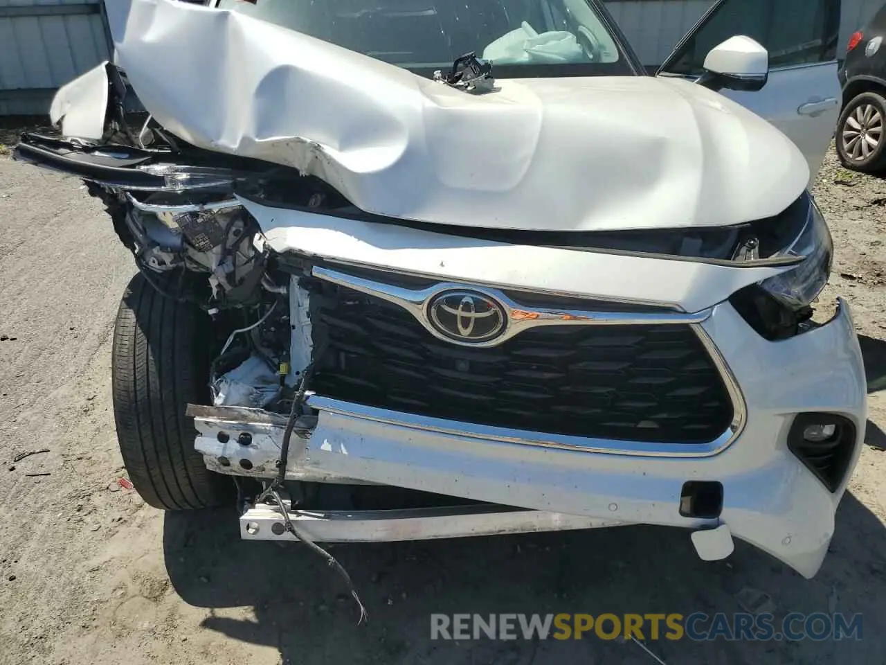 12 fotografías del automóvil dañado 5TDYZRAH8MS077333 TOYOTA HIGHLANDER 2021