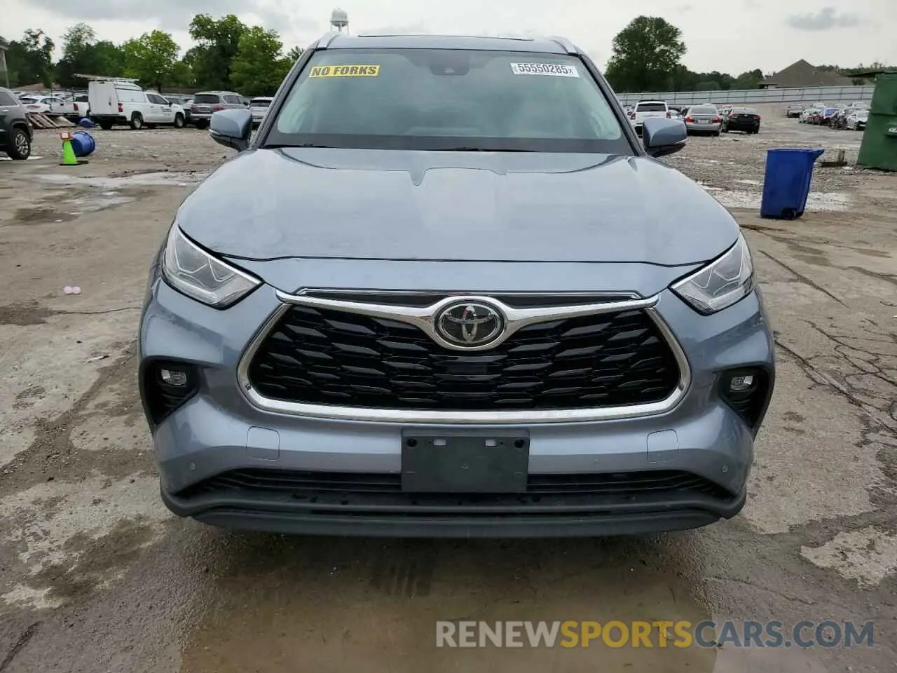 5 fotografías del automóvil dañado 5TDYZRAH9MS036404 TOYOTA HIGHLANDER 2021