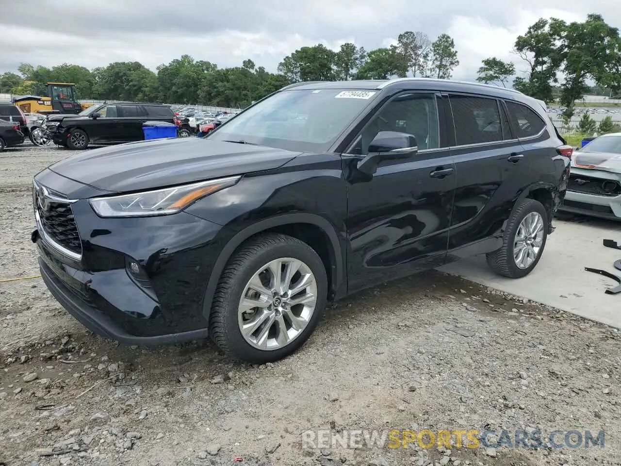 1 fotografías del automóvil dañado 5TDYZRAH9MS059827 TOYOTA HIGHLANDER 2021