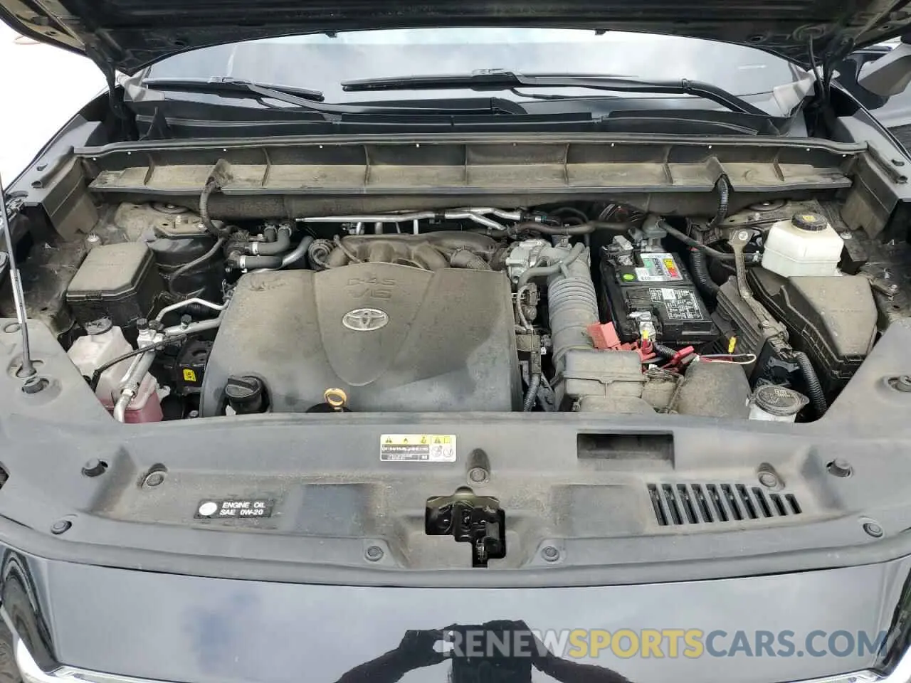 12 fotografías del automóvil dañado 5TDYZRAH9MS059827 TOYOTA HIGHLANDER 2021