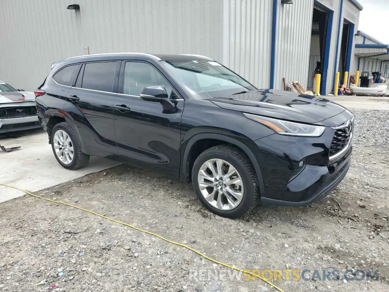 4 fotografías del automóvil dañado 5TDYZRAH9MS059827 TOYOTA HIGHLANDER 2021