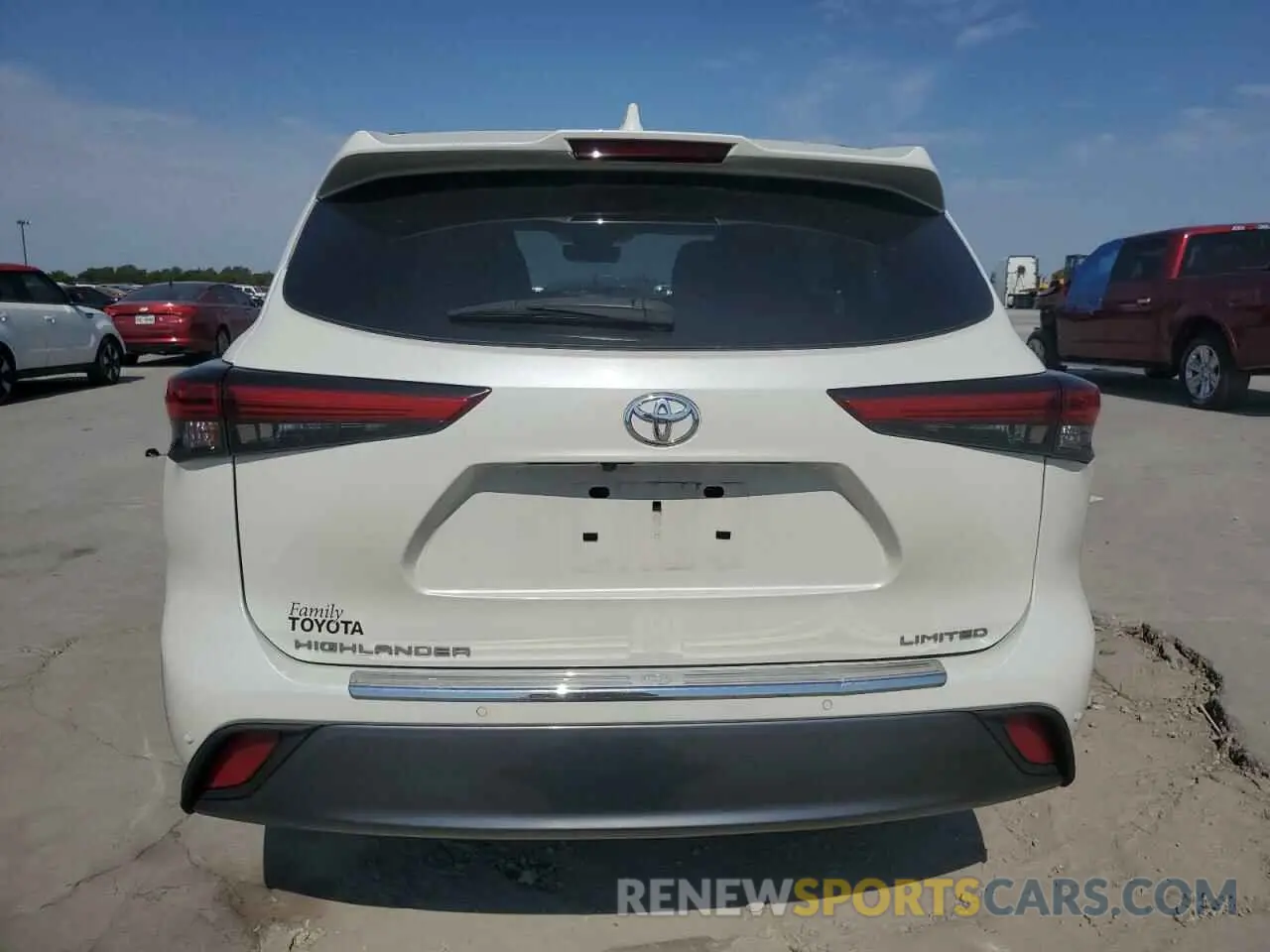 6 fotografías del automóvil dañado 5TDYZRAH9MS524204 TOYOTA HIGHLANDER 2021