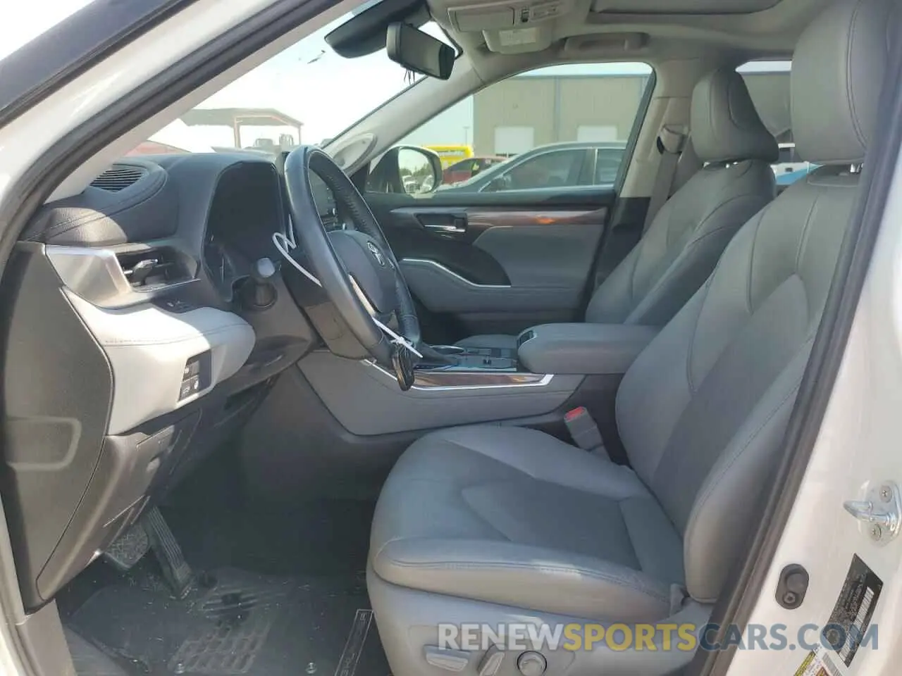 7 fotografías del automóvil dañado 5TDYZRAH9MS524204 TOYOTA HIGHLANDER 2021
