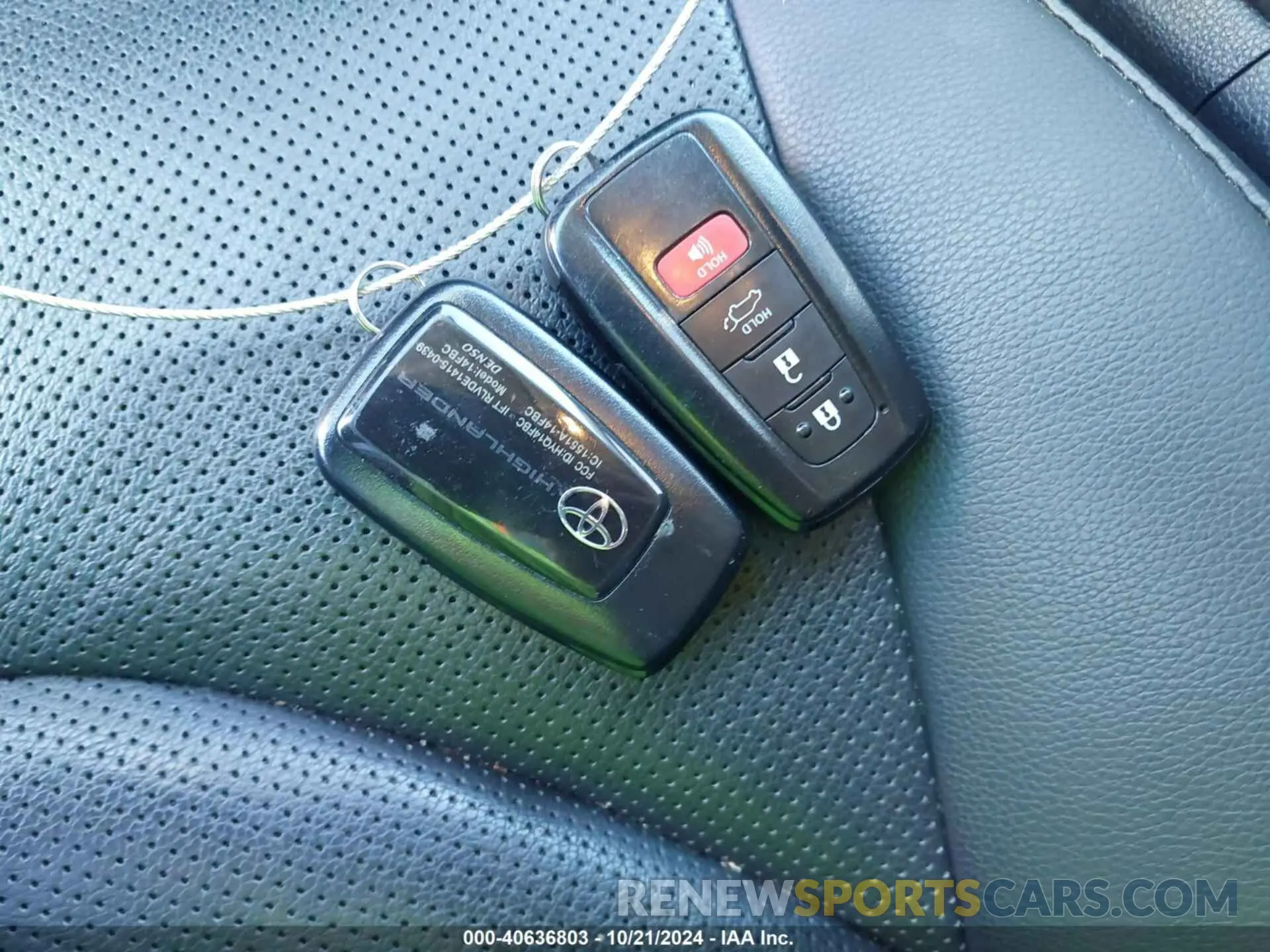 11 fotografías del automóvil dañado 5TDYZRAHXMS529976 TOYOTA HIGHLANDER 2021