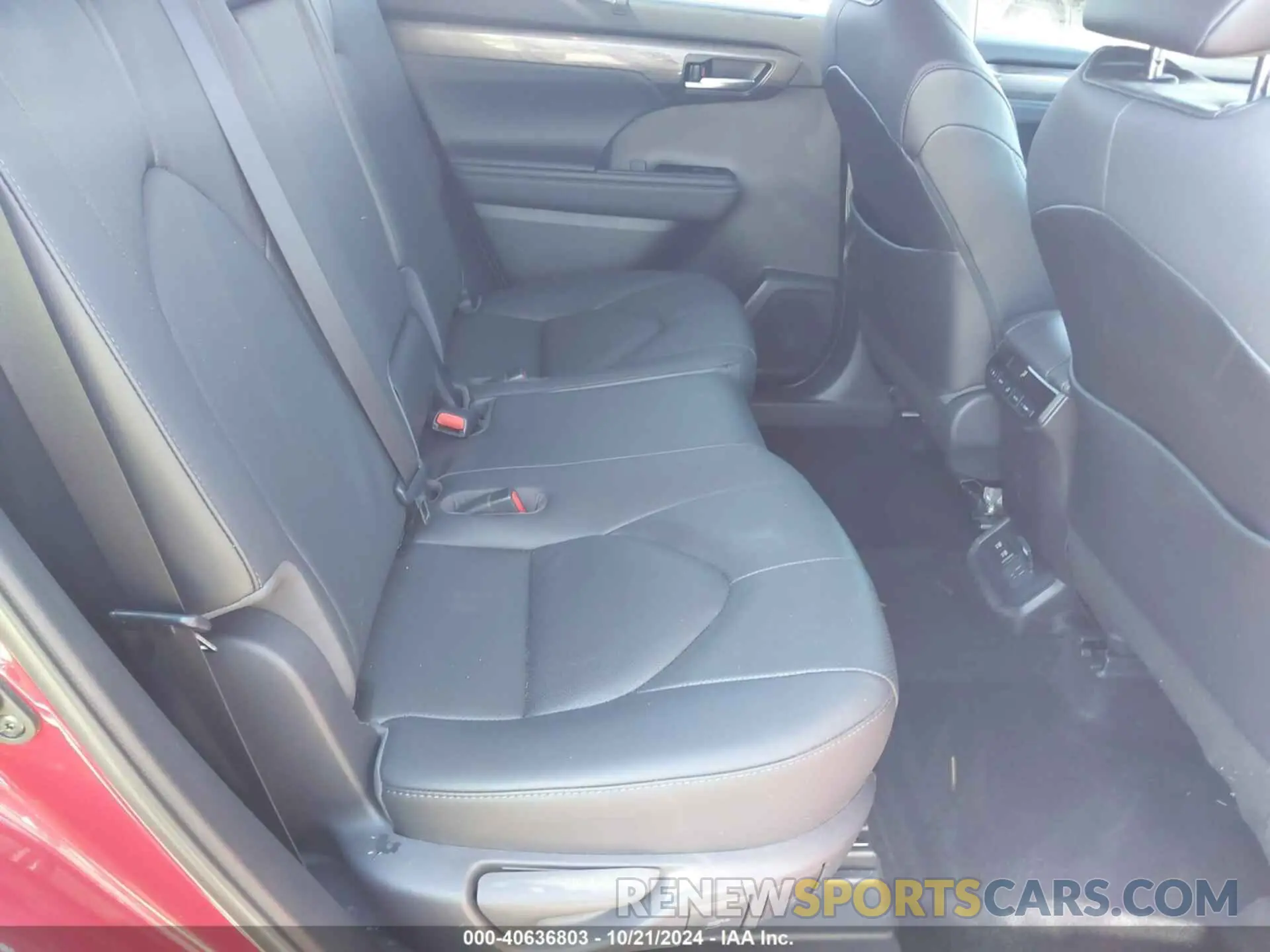 8 fotografías del automóvil dañado 5TDYZRAHXMS529976 TOYOTA HIGHLANDER 2021