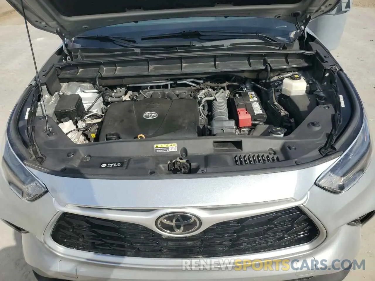 12 fotografías del automóvil dañado 5TDZZRAH0MS523365 TOYOTA HIGHLANDER 2021