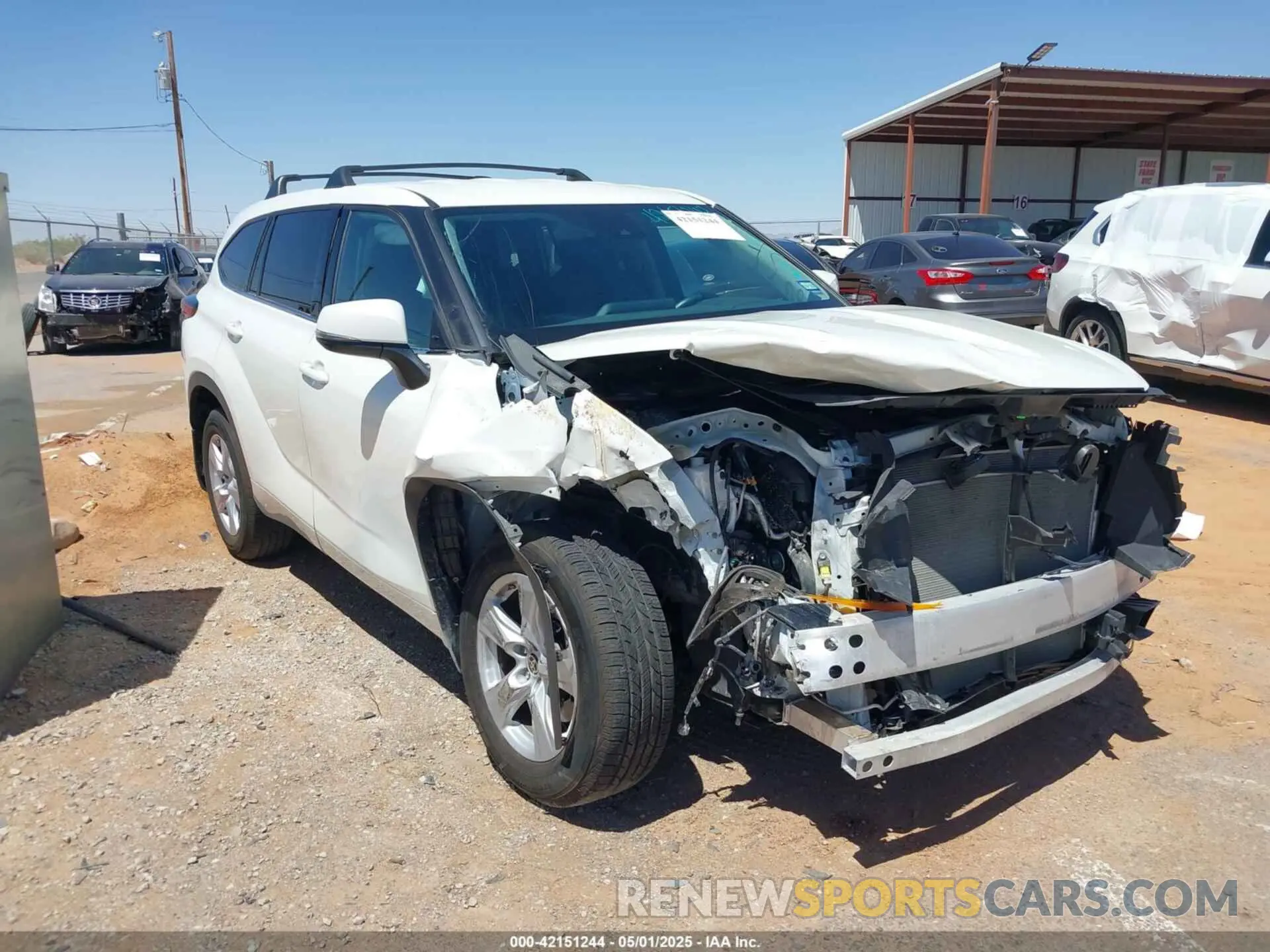 13 fotografías del automóvil dañado 5TDZZRAH1MS071300 TOYOTA HIGHLANDER 2021