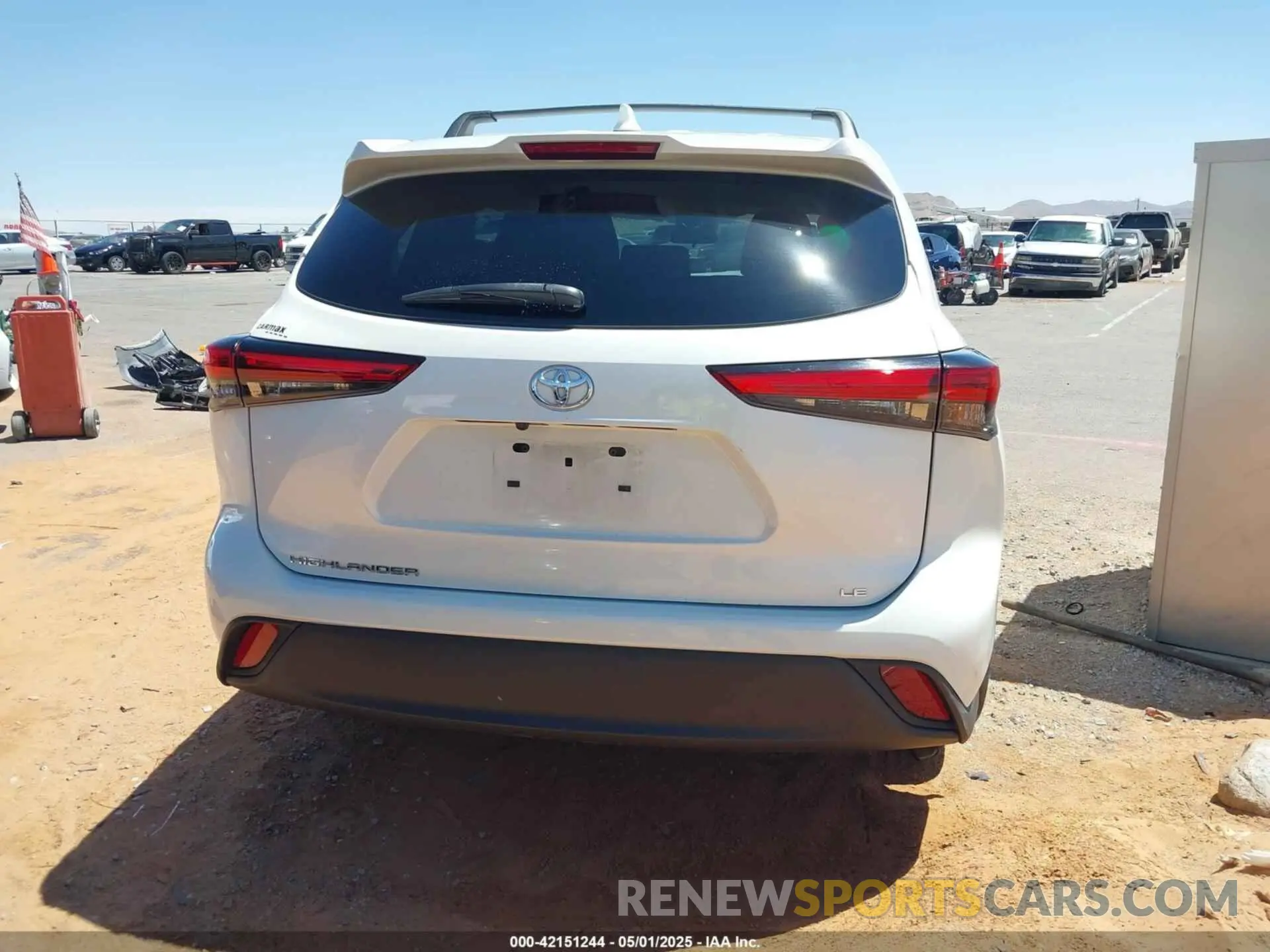 16 fotografías del automóvil dañado 5TDZZRAH1MS071300 TOYOTA HIGHLANDER 2021