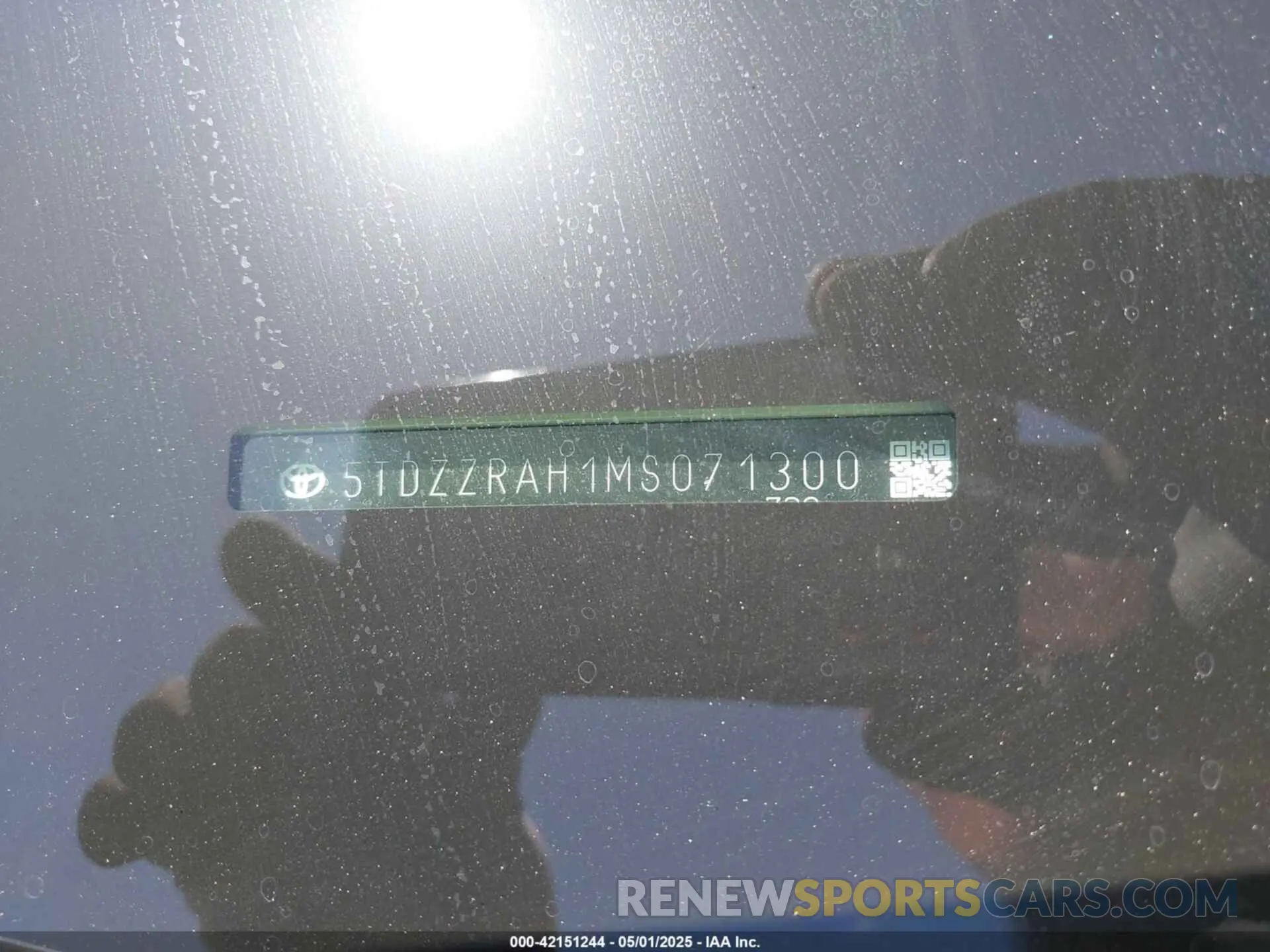 9 fotografías del automóvil dañado 5TDZZRAH1MS071300 TOYOTA HIGHLANDER 2021