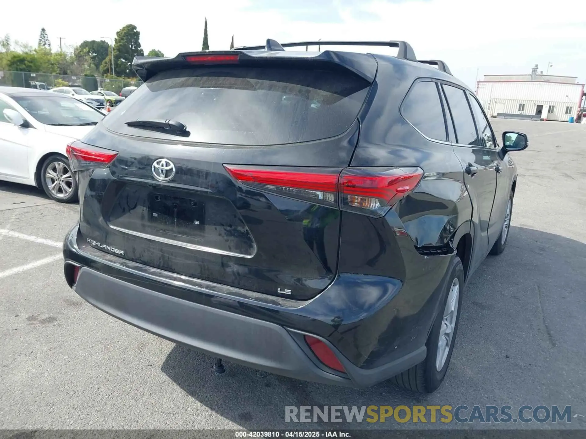 4 fotografías del automóvil dañado 5TDZZRAH1MS519762 TOYOTA HIGHLANDER 2021