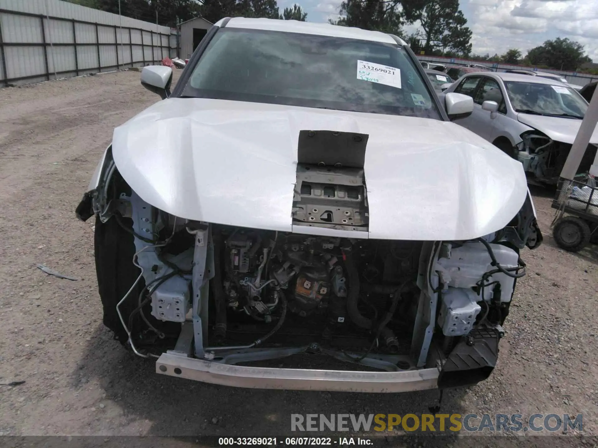 6 fotografías del automóvil dañado 5TDZZRAH2MS052853 TOYOTA HIGHLANDER 2021