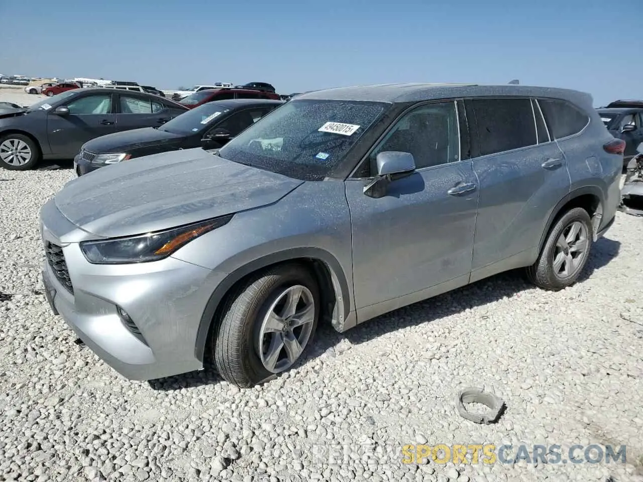 1 fotografías del automóvil dañado 5TDZZRAH2MS515896 TOYOTA HIGHLANDER 2021