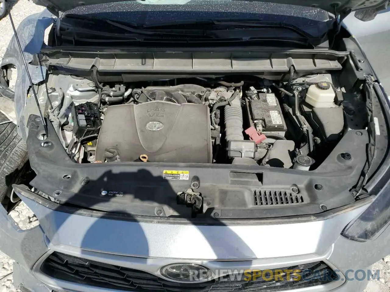 12 fotografías del automóvil dañado 5TDZZRAH2MS515896 TOYOTA HIGHLANDER 2021