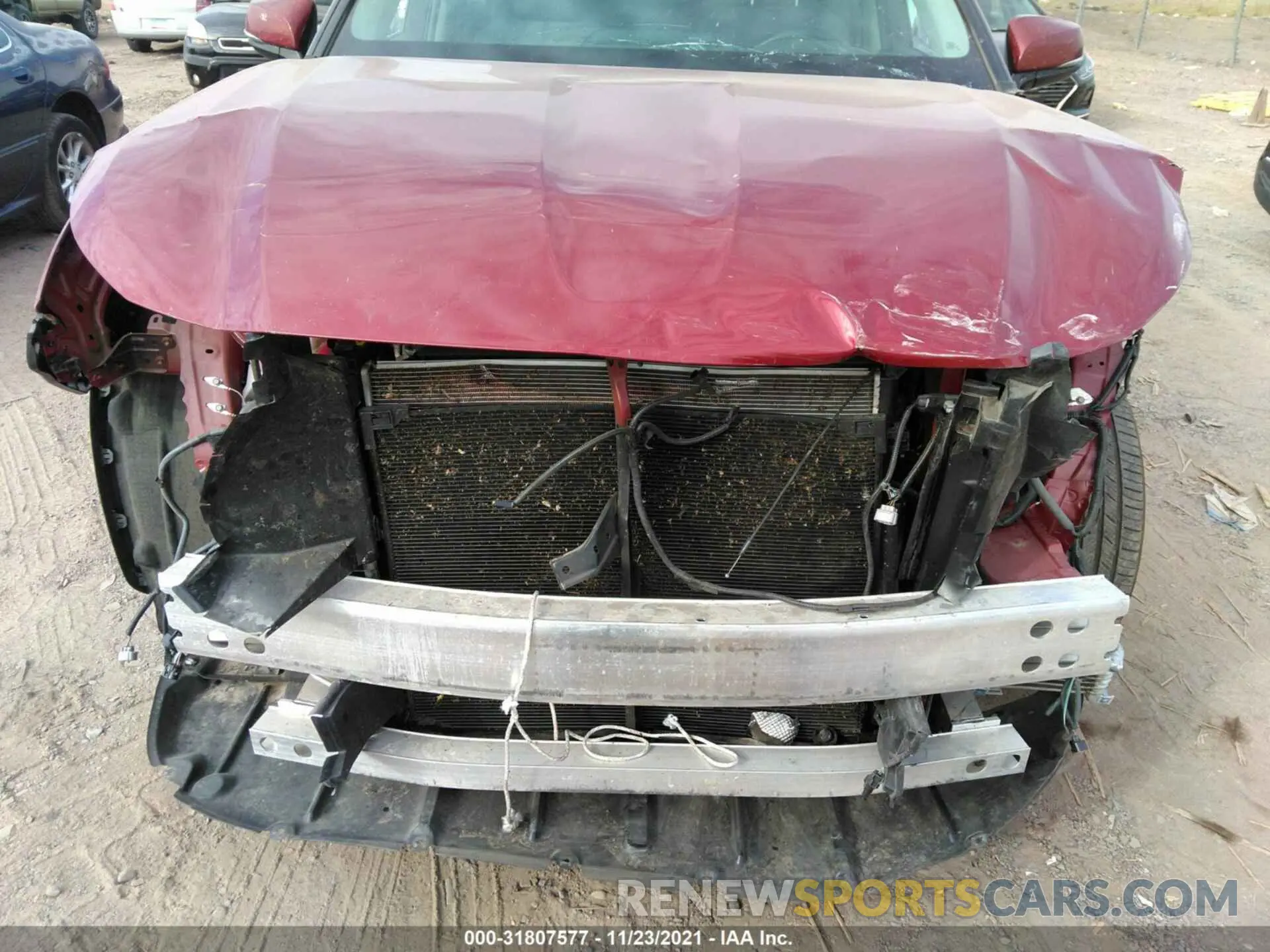 6 fotografías del automóvil dañado 5TDZZRAH4MS035567 TOYOTA HIGHLANDER 2021