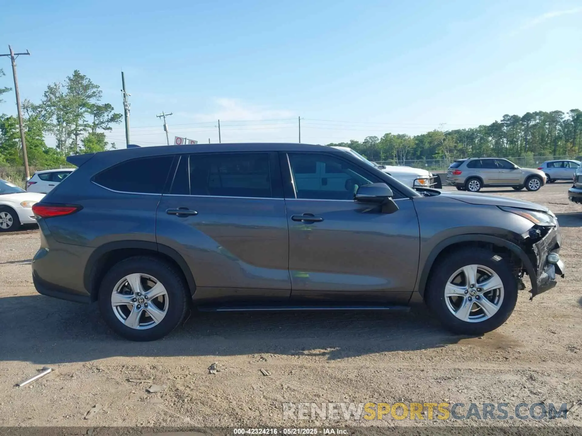13 fotografías del automóvil dañado 5TDZZRAH4MS068164 TOYOTA HIGHLANDER 2021