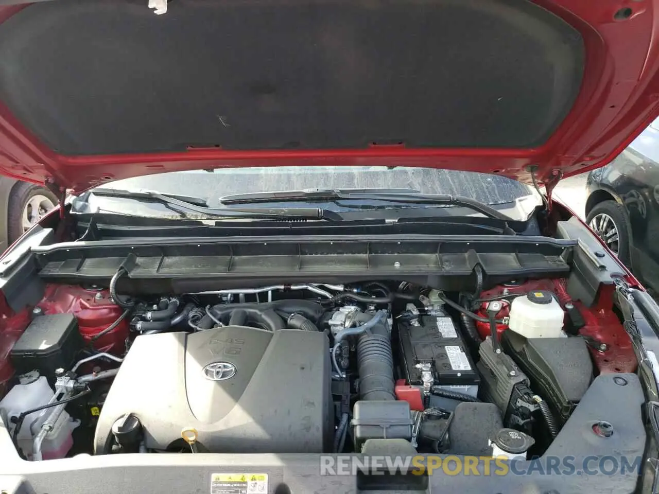 7 fotografías del automóvil dañado 5TDZZRAH5MS044701 TOYOTA HIGHLANDER 2021