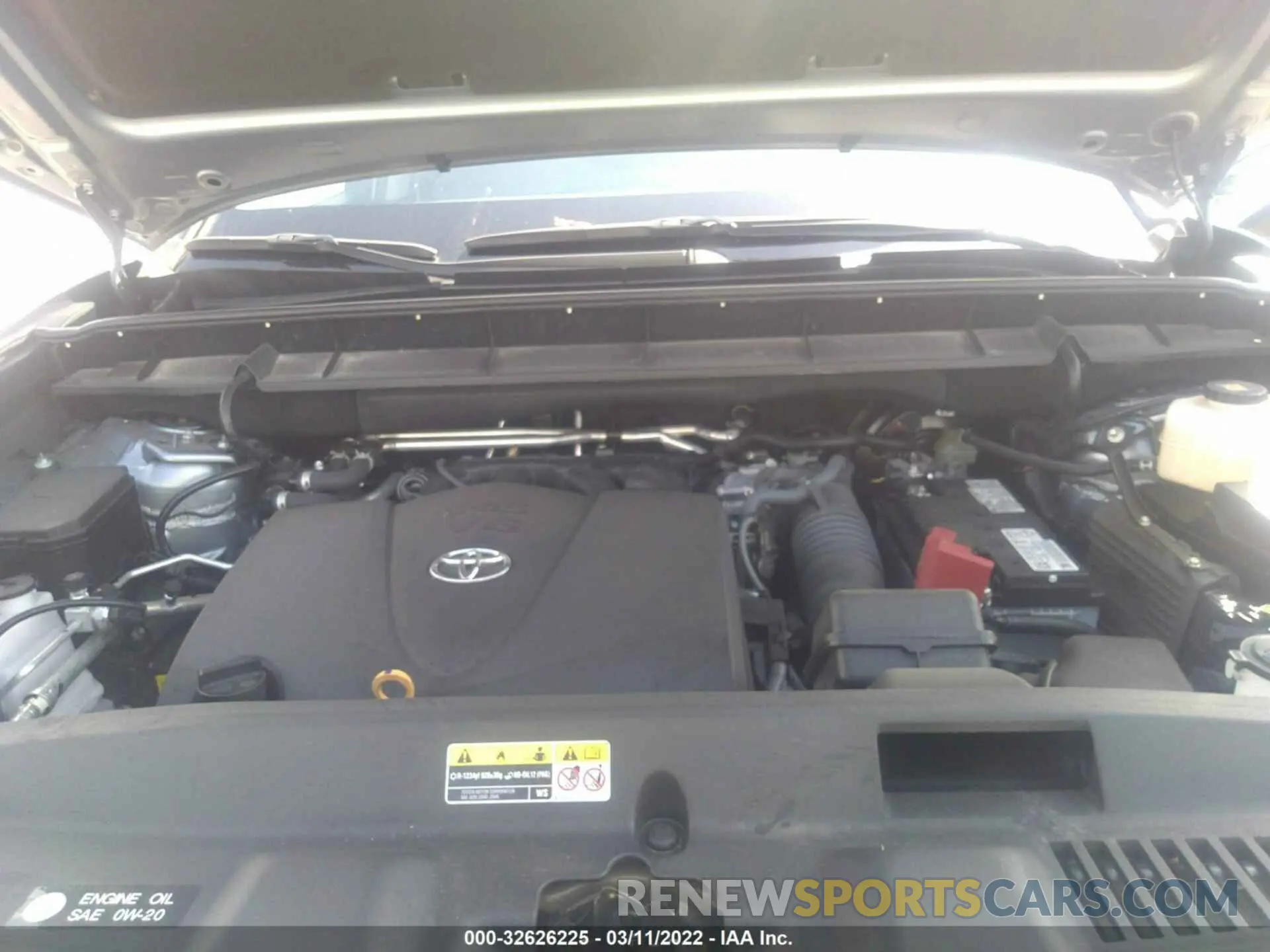 10 fotografías del automóvil dañado 5TDZZRAH5MS066729 TOYOTA HIGHLANDER 2021