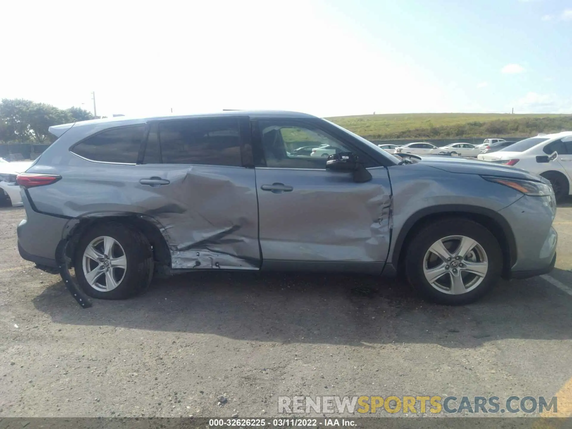 6 fotografías del automóvil dañado 5TDZZRAH5MS066729 TOYOTA HIGHLANDER 2021