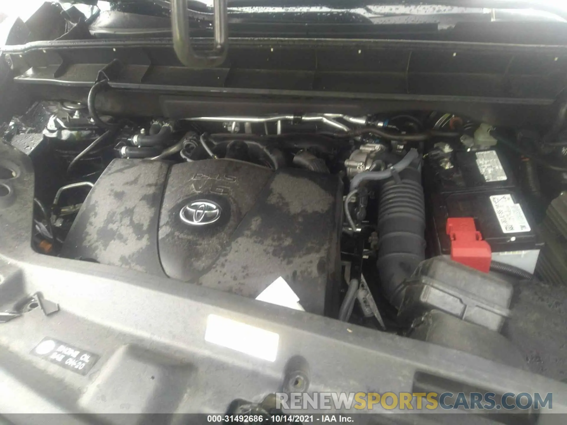 10 fotografías del automóvil dañado 5TDZZRAH5MS525595 TOYOTA HIGHLANDER 2021
