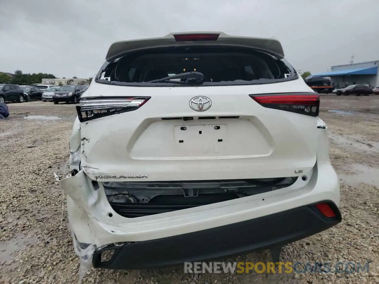 9 fotografías del automóvil dañado 5TDZZRAH6MS048871 TOYOTA HIGHLANDER 2021
