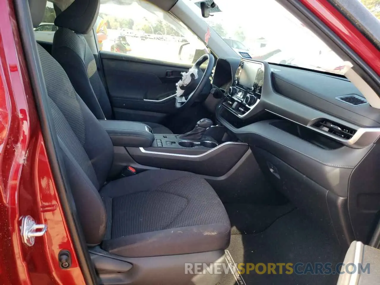 5 fotografías del automóvil dañado 5TDZZRAH6MS062995 TOYOTA HIGHLANDER 2021