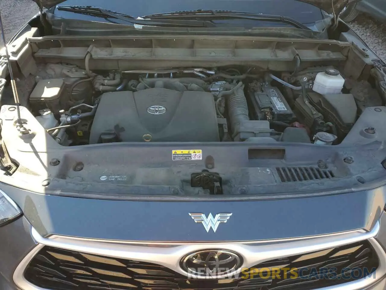 11 fotografías del automóvil dañado 5TDZZRAH6MS517487 TOYOTA HIGHLANDER 2021