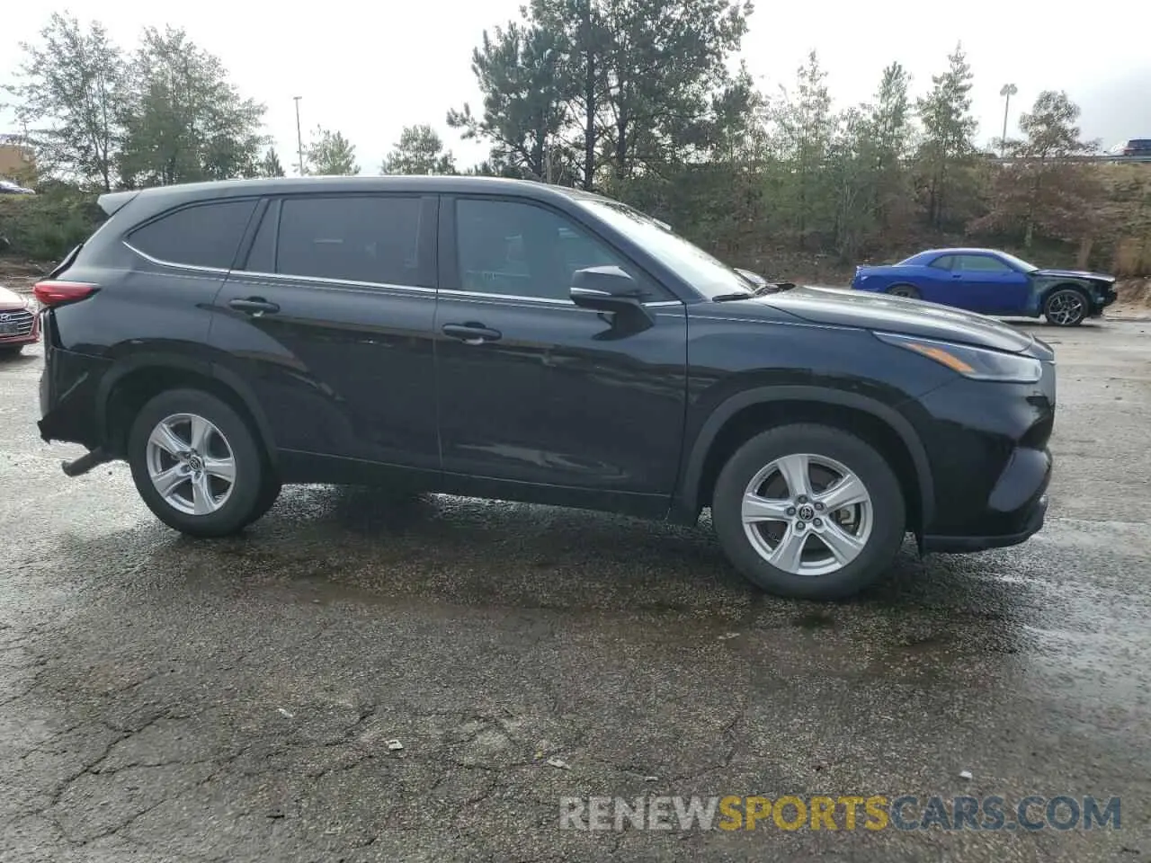 4 fotografías del automóvil dañado 5TDZZRAH7MS086318 TOYOTA HIGHLANDER 2021