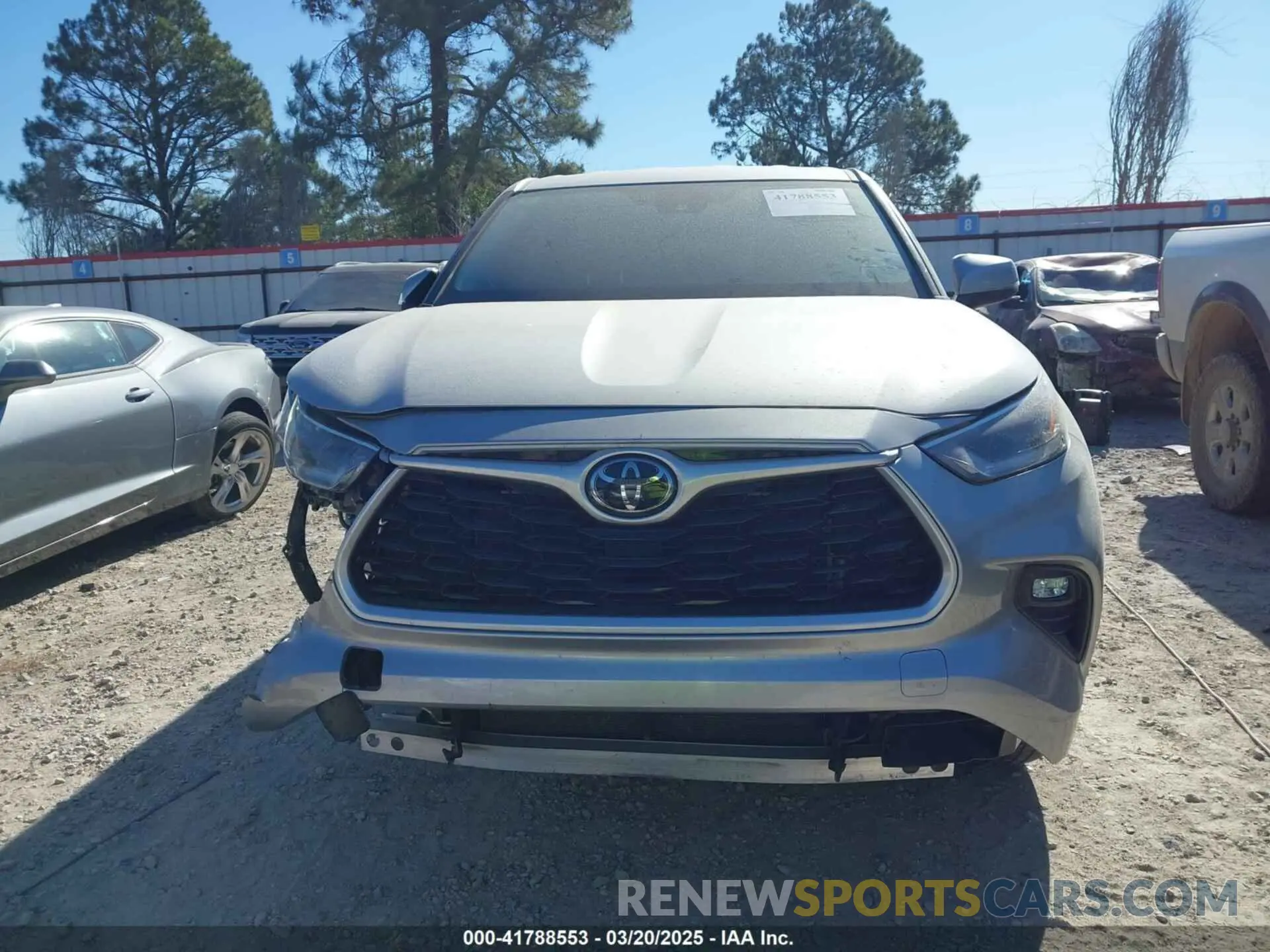 13 fotografías del automóvil dañado 5TDZZRAH9MS533683 TOYOTA HIGHLANDER 2021