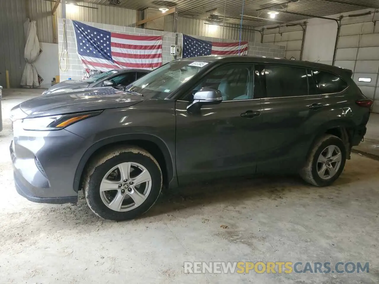 1 fotografías del automóvil dañado 5TDZZRAHXMS066838 TOYOTA HIGHLANDER 2021