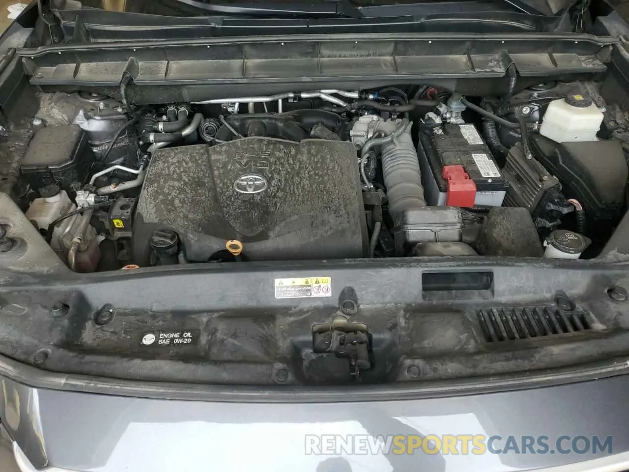 12 fotografías del automóvil dañado 5TDZZRAHXMS066838 TOYOTA HIGHLANDER 2021