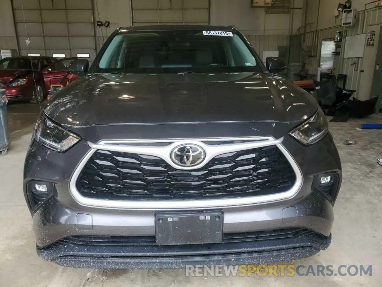 5 fotografías del automóvil dañado 5TDZZRAHXMS066838 TOYOTA HIGHLANDER 2021