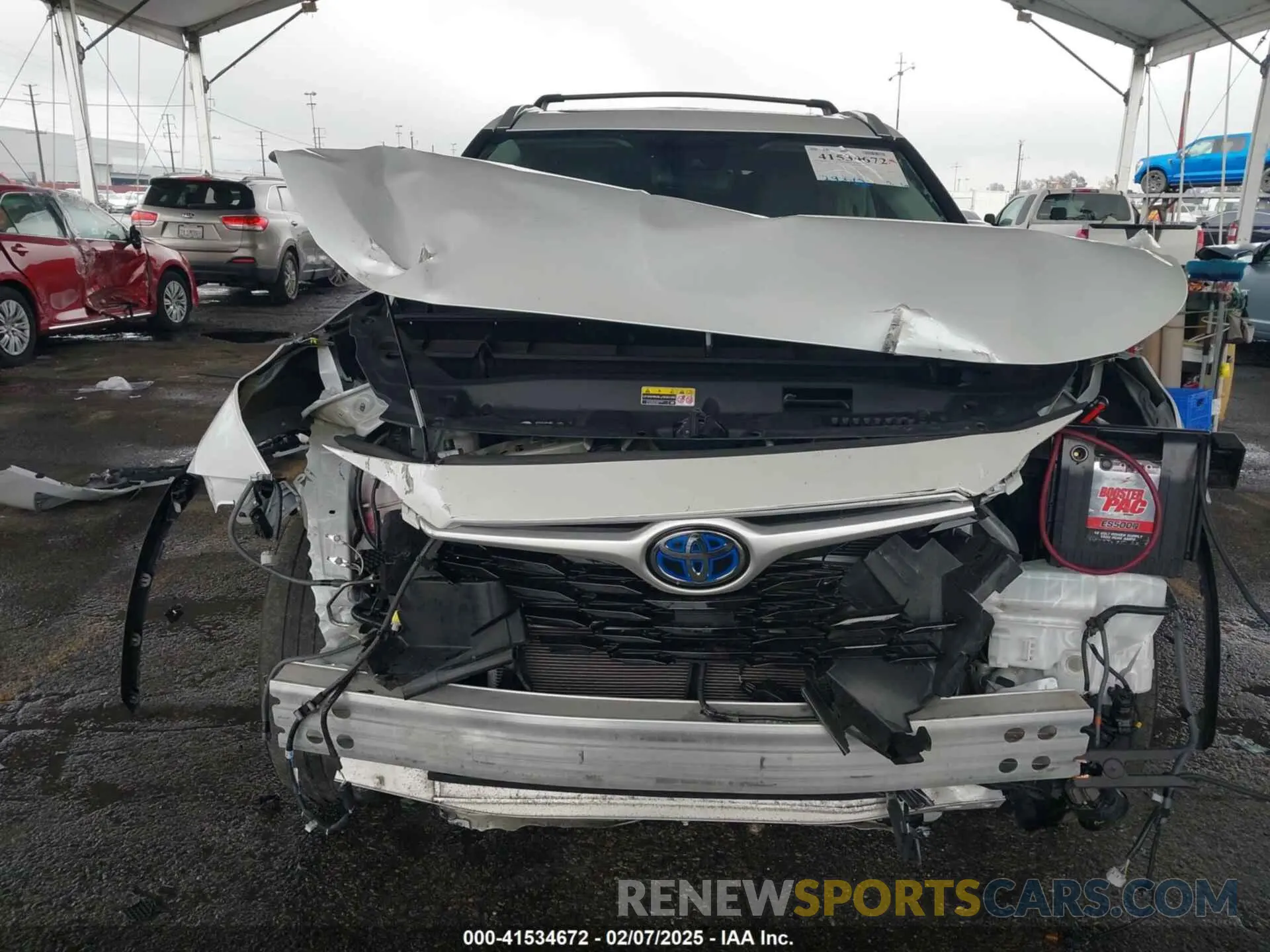 6 fotografías del automóvil dañado 5TDAARAH3NS512317 TOYOTA HIGHLANDER 2022