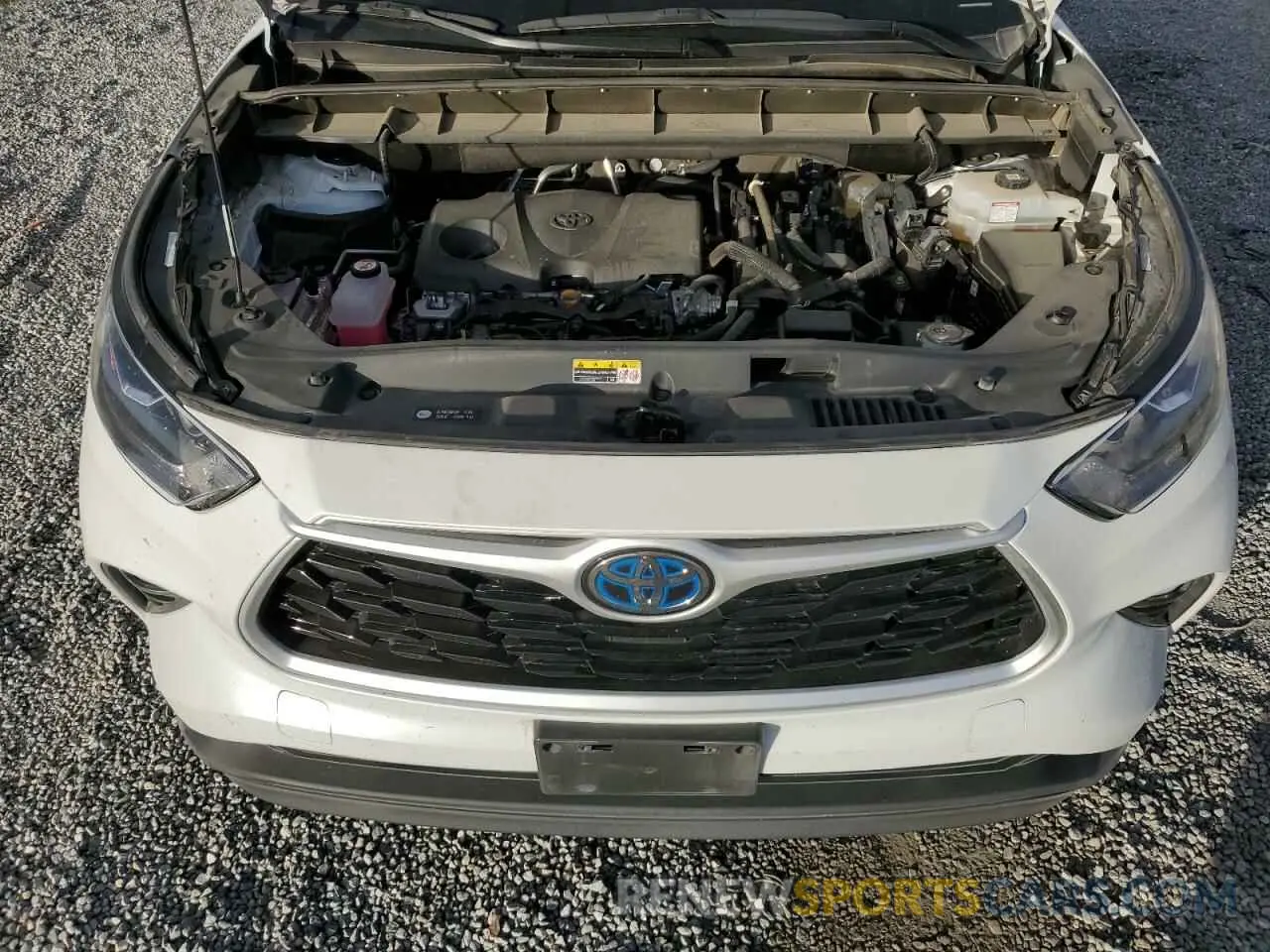 12 fotografías del automóvil dañado 5TDAARAH6NS514417 TOYOTA HIGHLANDER 2022