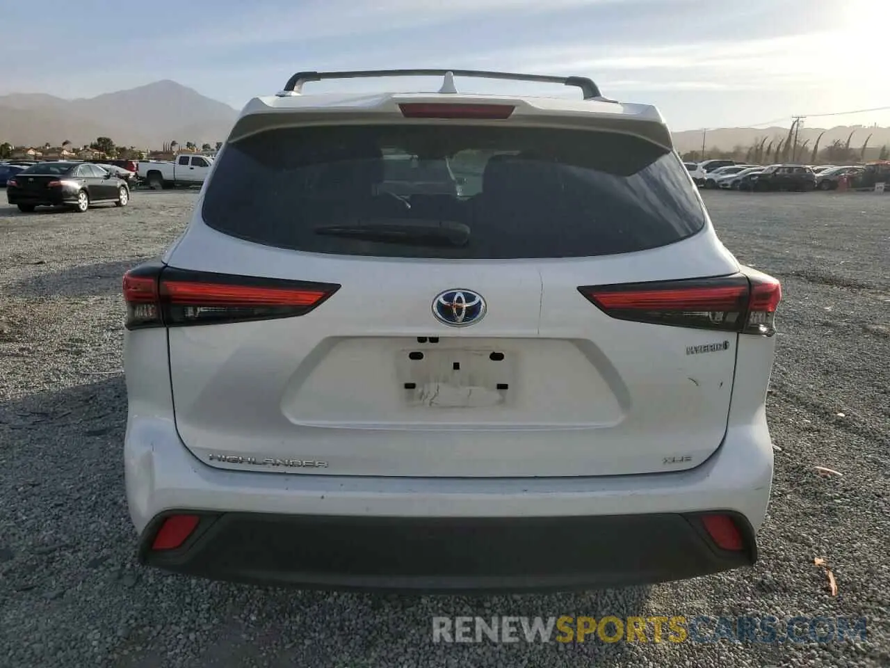 6 fotografías del automóvil dañado 5TDAARAH6NS514417 TOYOTA HIGHLANDER 2022