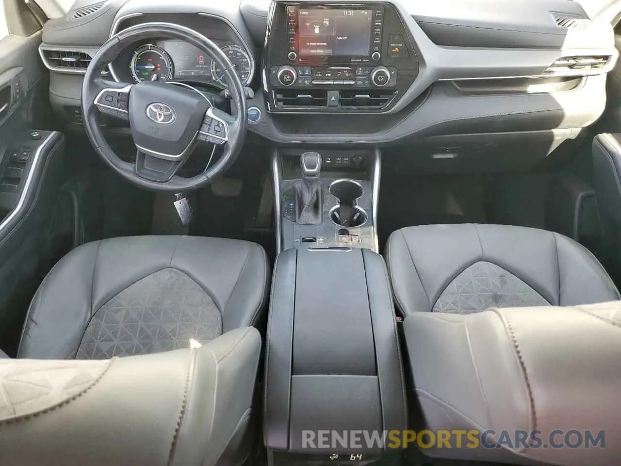 8 fotografías del automóvil dañado 5TDAARAH6NS514417 TOYOTA HIGHLANDER 2022
