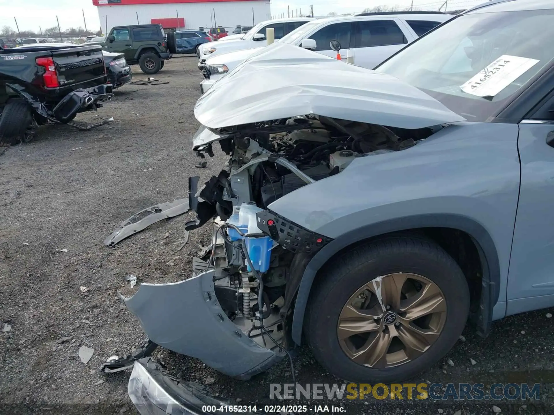17 fotografías del automóvil dañado 5TDAARAH7NS509954 TOYOTA HIGHLANDER 2022