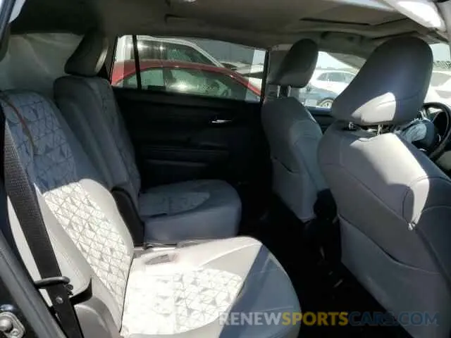 10 fotografías del automóvil dañado 5TDABRCH1NS545228 TOYOTA HIGHLANDER 2022