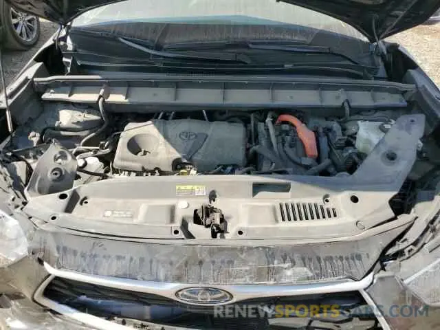 11 fotografías del automóvil dañado 5TDABRCH1NS545228 TOYOTA HIGHLANDER 2022