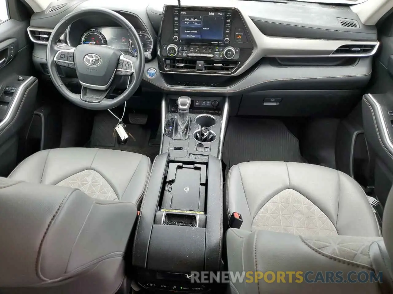 8 fotografías del automóvil dañado 5TDABRCH5NS541179 TOYOTA HIGHLANDER 2022