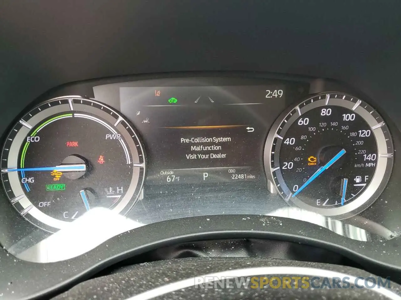 9 fotografías del automóvil dañado 5TDABRCH5NS541179 TOYOTA HIGHLANDER 2022