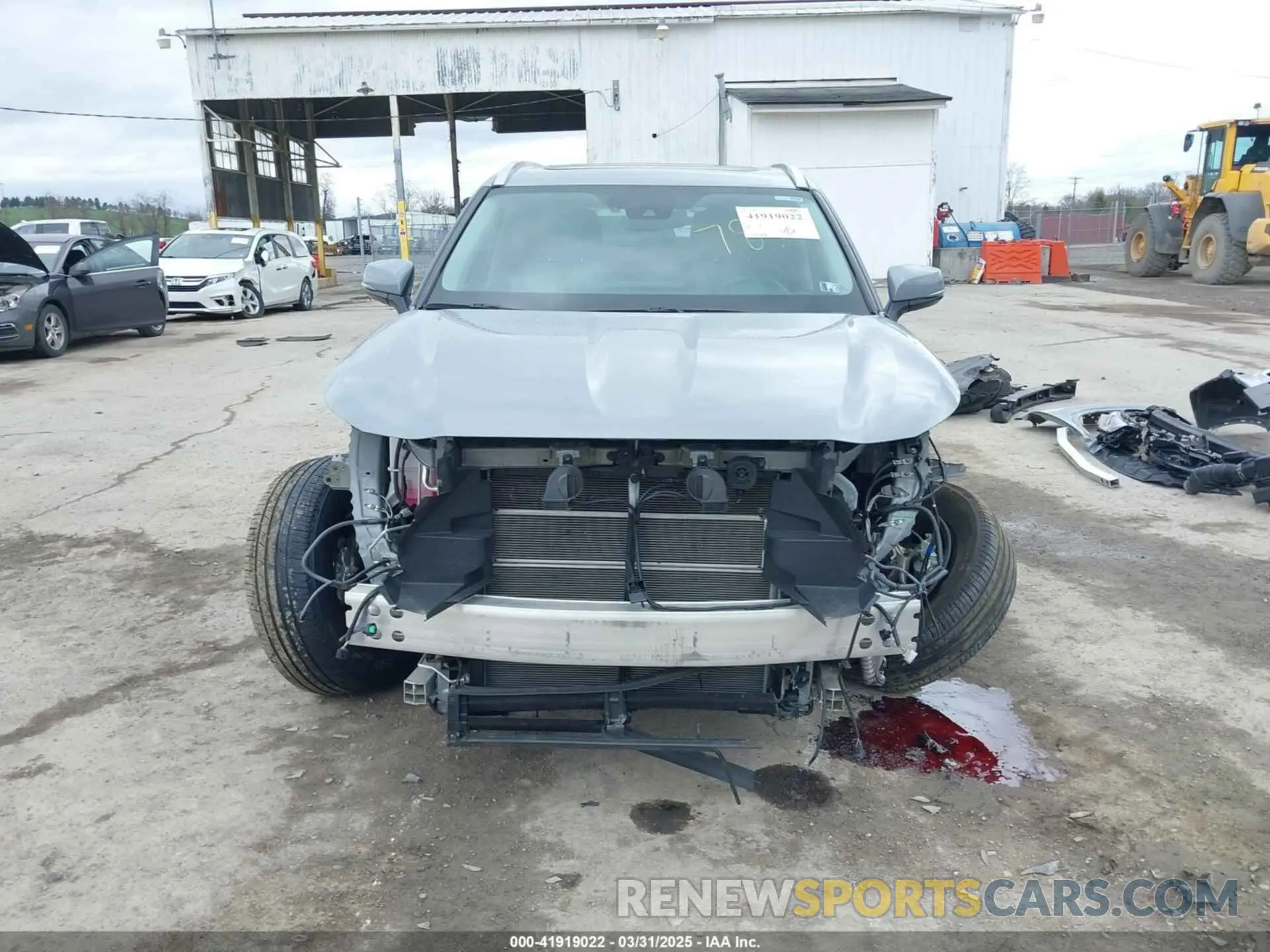 6 fotografías del automóvil dañado 5TDABRCH7NS537859 TOYOTA HIGHLANDER 2022