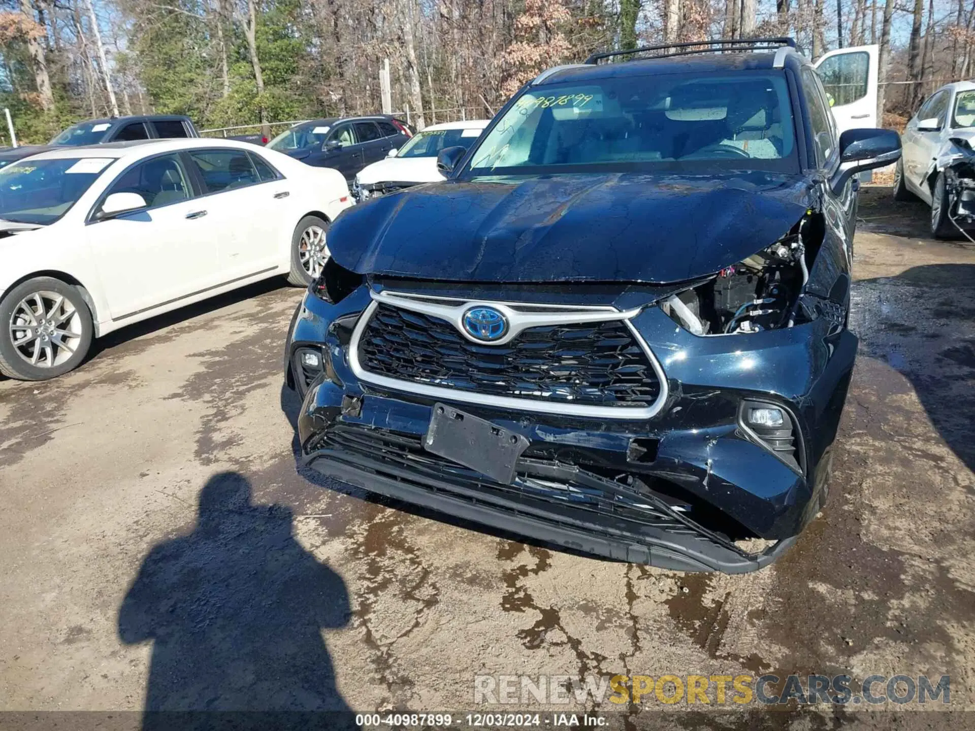 6 fotografías del automóvil dañado 5TDABRCHXNS562500 TOYOTA HIGHLANDER 2022