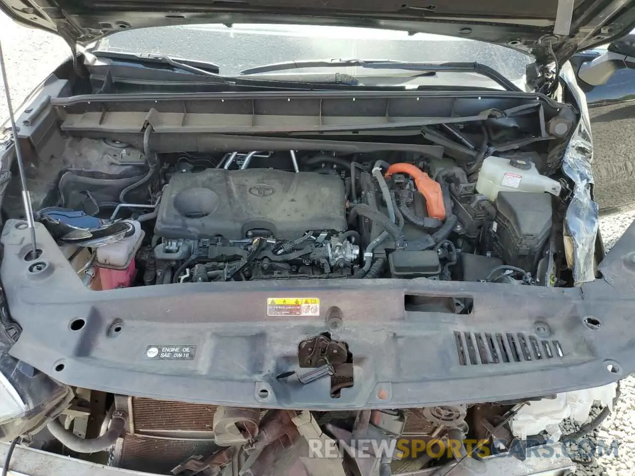 12 fotografías del automóvil dañado 5TDBBRCH1NS087887 TOYOTA HIGHLANDER 2022