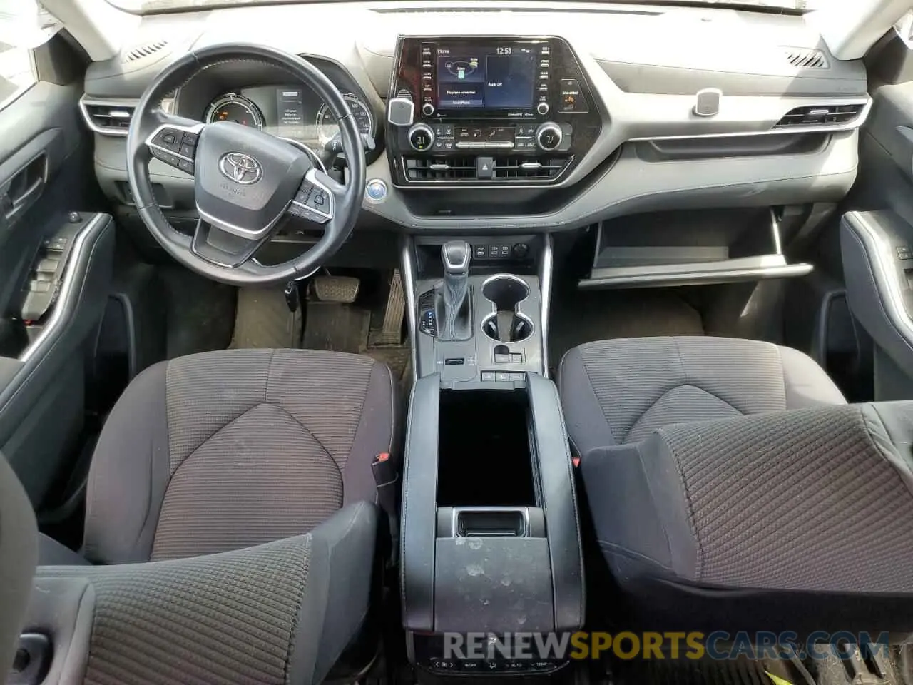 8 fotografías del automóvil dañado 5TDBBRCH1NS087887 TOYOTA HIGHLANDER 2022