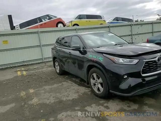 12 fotografías del automóvil dañado 5TDBZRBH0NS174967 TOYOTA HIGHLANDER 2022